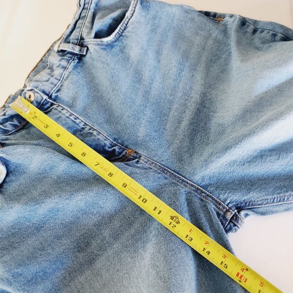 Collusion Jeans High Rise Dad Baggy Vintage Fit Blue 14(plus size) - Picture 12 of 13